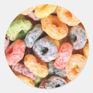 Sticker Rond Céréales