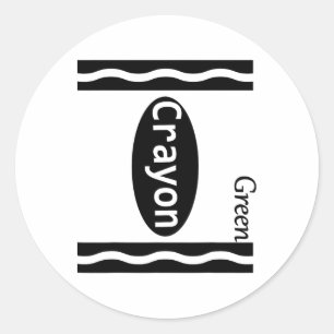 Sticker Rond Cérémonie verte Costumes d'Halloween Enfants Garço