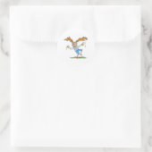 Sticker Rond Cerf (Sac)