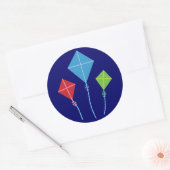 Sticker Rond Cerfs-volants (Enveloppe)