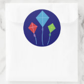 Sticker Rond Cerfs-volants (Sac)