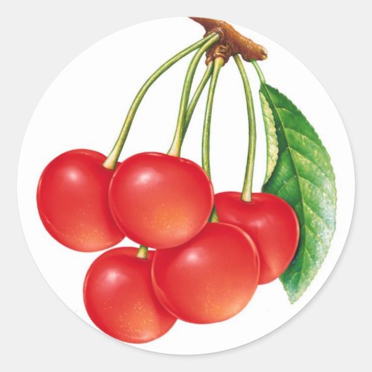 Sticker Rond cerise (Devant)