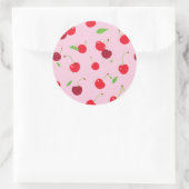 Sticker Rond Cerise 3 (Sac)