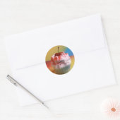 Sticker Rond Cerise Vanilla Cupcake (Enveloppe)