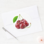 Sticker Rond Cerises douces (Enveloppe)