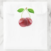 Sticker Rond Cerises douces (Sac)