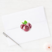 Sticker Rond Cerises fraîches (Enveloppe)
