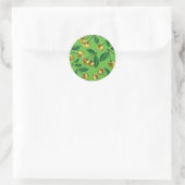 Sticker Rond Cerises jaunes (Sac)