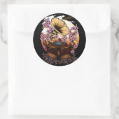 Sticker Rond Cerry Blossom (Sac)