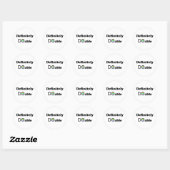 Sticker Rond Certainement faisable (Feuille)
