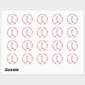 Sticker Rond certains ont tout donné (Feuille)