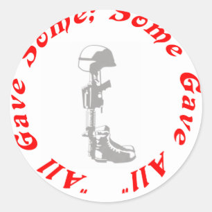 Sticker Rond certains ont tout donné