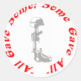 Sticker Rond certains ont tout donné