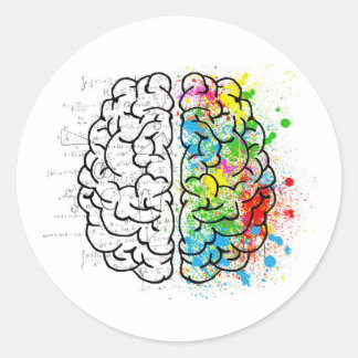 Sticker Rond cerveau