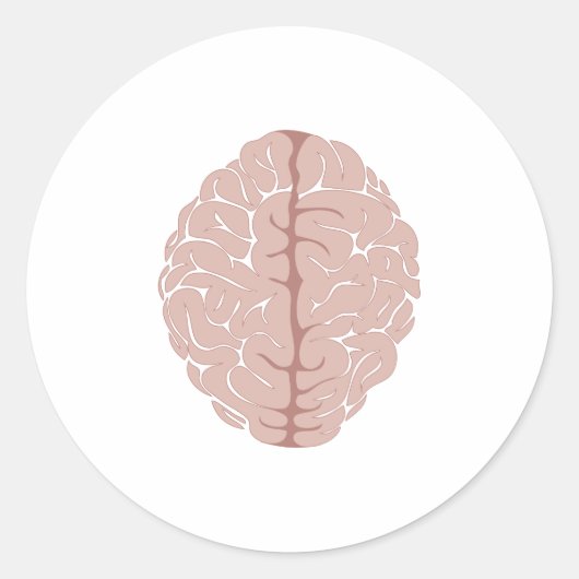 Sticker Rond Cerveau (Devant)