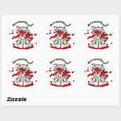 Sticker Rond Cerveaux Zombie Kitty ! ! (Feuille)