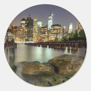 Sticker Rond Ces bâtons sont à Brooklyn Park