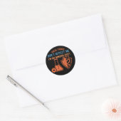Sticker Rond Ces choses ne m'affectent pas, je suis un immunolo (Enveloppe)