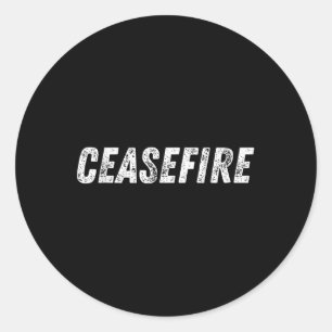 Sticker Rond Cessez Le Cessez De Combattre Aucune Guerre Paix V