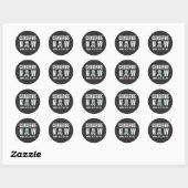 STICKER ROND CESSEZ LE FEU MAINTENANT (Feuille)