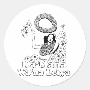 Sticker Rond C'est ainsi que je l'ai créé