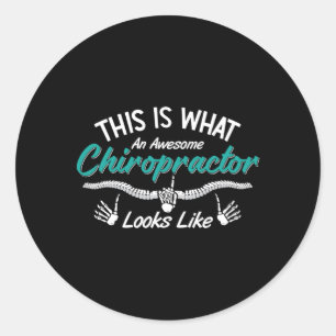 Sticker Rond C'Est Ce Qu'Un Chiropraticien Magnifique Chiroprat