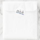 Sticker Rond C'est comme ça que je roule (Sac)