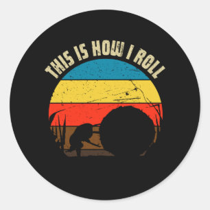 Sticker Rond C'Est Comme Ça Que Je Roule - Dung Beetles
