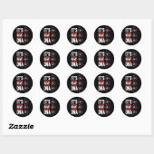Sticker Rond C'Est Dans Mon Adn (Feuille)
