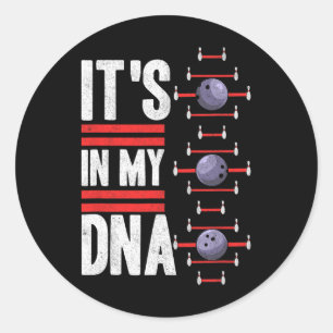 Sticker Rond C'Est Dans Mon Adn