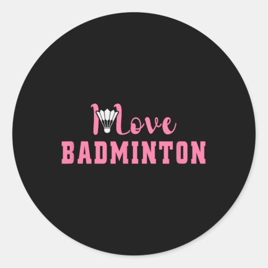 Sticker Rond C'est dans mon Dna Dminton Shuttle Racket Dminton (Devant)