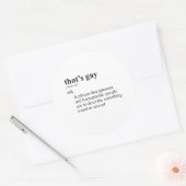 STICKER ROND C'EST GAY (Enveloppe)