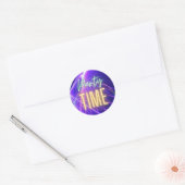 Sticker Rond c'est la fête (Enveloppe)