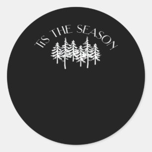 Sticker Rond C'Est La Saison Classique