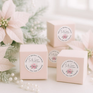 Sticker Rond C'est la saison de la gratitude pour la douche de 