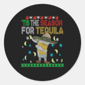 Sticker Rond C'Est La Saison De Tequila Dabbing (Devant)