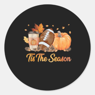 Sticker Rond C'Est La Saison Football Automne Saison Football P