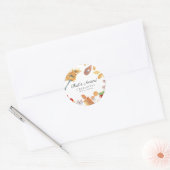 Sticker Rond C'est l'Amour Mariage Italien Script (Enveloppe)