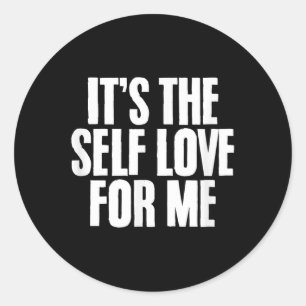 Sticker Rond C'est l'amour-moi conscience de la santé mentale _