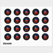 Sticker Rond C'est le fascisme (Feuille)