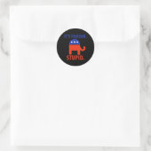Sticker Rond C'est le fascisme (Sac)
