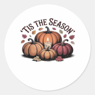 Sticker Rond C'Est Le Football De Saison