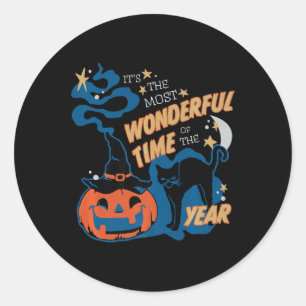 Sticker Rond C'est le moment le plus merveilleux de l'année Cha