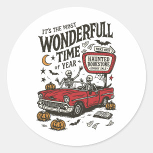 Sticker Rond C'est le moment le plus merveilleux de l'année Ske