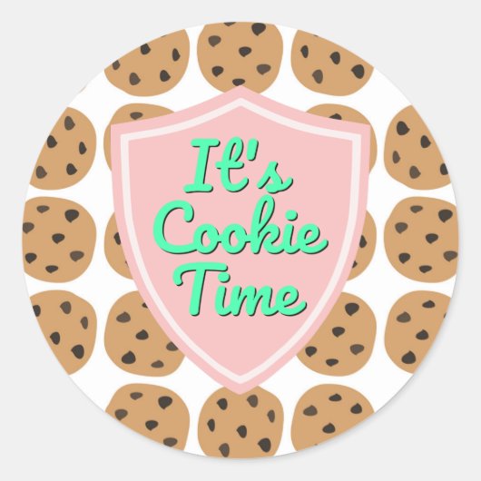 Sticker Rond C'est l'heure du cookie Troop Beverly Hills (Devant)