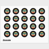 Sticker Rond C'Est Ma Danse (Feuille)
