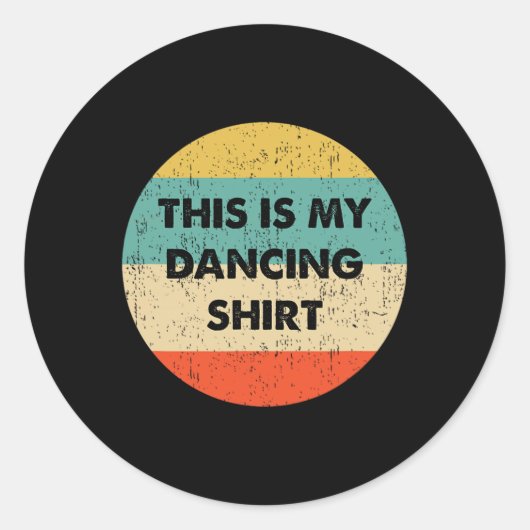 Sticker Rond C'Est Ma Danse (Devant)