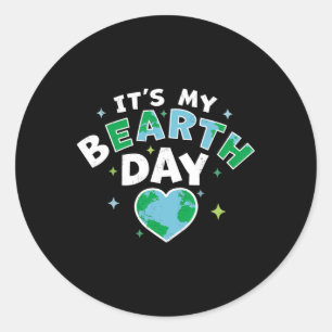 Sticker Rond C'est ma journée de la Terre - C'est mon Jour des 