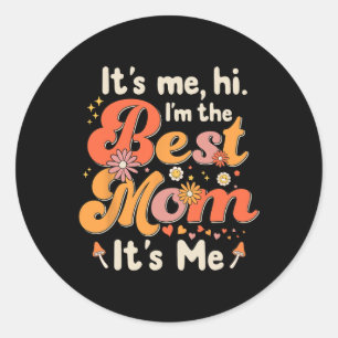 Sticker Rond C'est moi Salut, je suis papa C'est moi Fête des p
