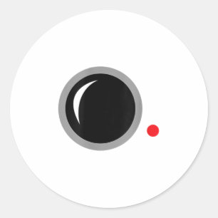 Sticker Rond C'Est Mon Costume Humain Je Suis Vraiment Un Gardi